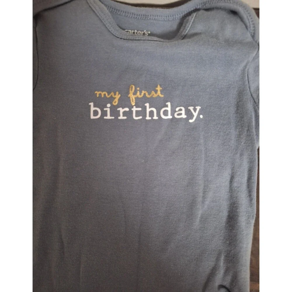 Carter's 12m first birthday romper